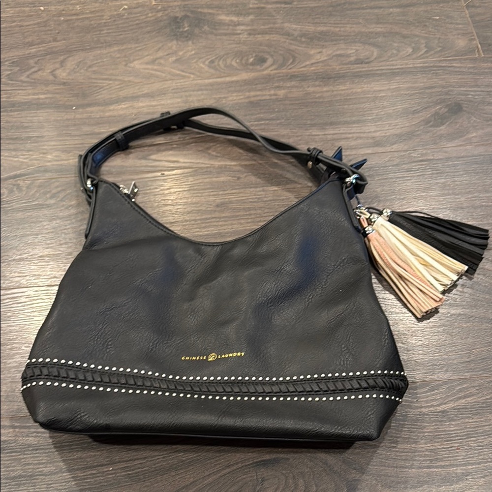 Chinese laundry Black Women's shoulder 3 pocket Bag 3:12